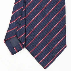 Dark Blue Sartorial Striped Tie