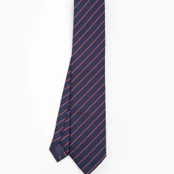 Dark Blue Sartorial Striped Tie