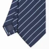 Dark Blue Sartorial Striped Tie