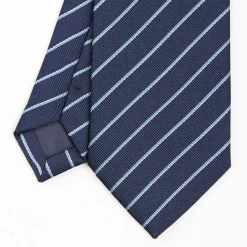 Dark Blue Sartorial Striped Tie