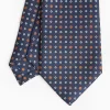 Dark Blue Sartorial Tie - Small Designs