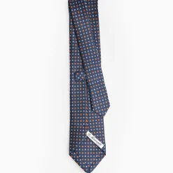 Dark Blue Sartorial Tie - Small Designs