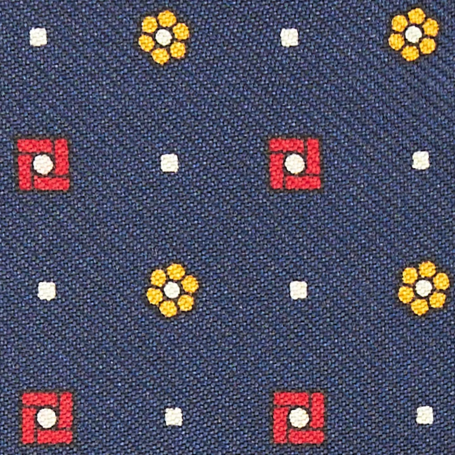 Dark Blue Silk Glasses Case
