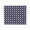 Dark Blue Small Wallet In Silk And Leather