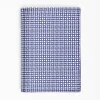 Dark Blue Vertical Wallet In Silk And Leather