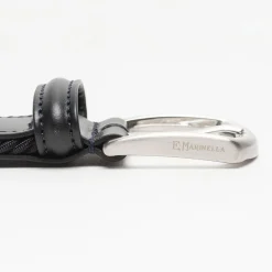 Dark Blue Woven Stretch Belt 35 Mm