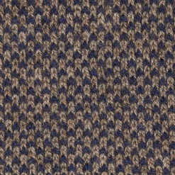 Dark Brown And Blue Cashmere Neck Warmer