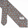 Dark Brown Archivio Collection Silk Tie 1935-05