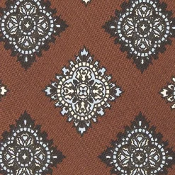 Dark Brown Archivio Collection Silk Tie 1988-05