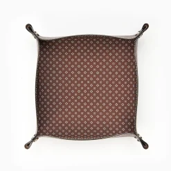 Dark Brown Large Leather Vide00A0Poche