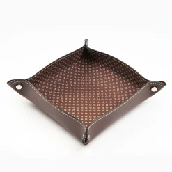 Dark Brown Large Leather Vide00A0Poche