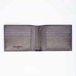 Dark Brown Leather Horizontal Wallet