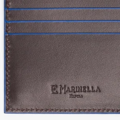 Dark Brown Leather Horizontal Wallet