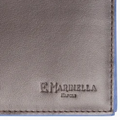 Dark Brown Leather Horizontal Wallet