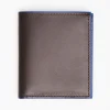 Dark Brown Leather Small Wallet