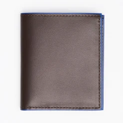 Dark Brown Leather Small Wallet