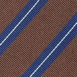 Dark Brown Sartorial Striped Tie