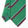 Dark Green Sartorial Striped Tie