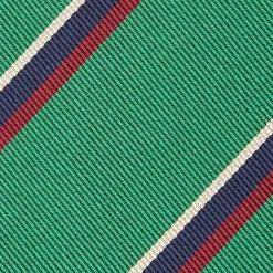Dark Green Sartorial Striped Tie