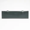 Dark Green Travel Tie Holder In Leather
