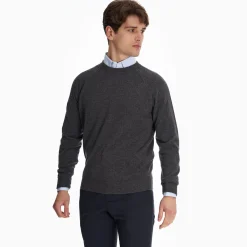 Dark Grey Cashmere Sweatshirt