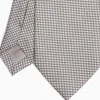 Dark Grey Ceremonial Jacquard Silk Tie