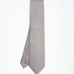 Dark Grey Ceremonial Jacquard Silk Tie