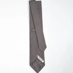 Dark Grey Ceremonial Jacquard Silk Tie
