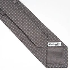 Dark Grey Ceremonial Jacquard Silk Tie