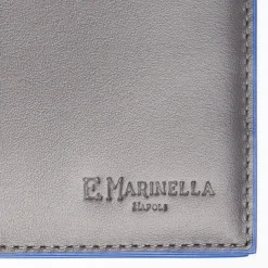 Dark Grey Leather Horizontal Wallet