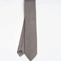 Dark Grey Sartorial Granadine Silk Tie