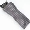 Dark Grey Silk Glasses Case