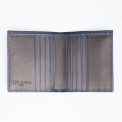 Dark Grey Smooth Leather Small Wallet
