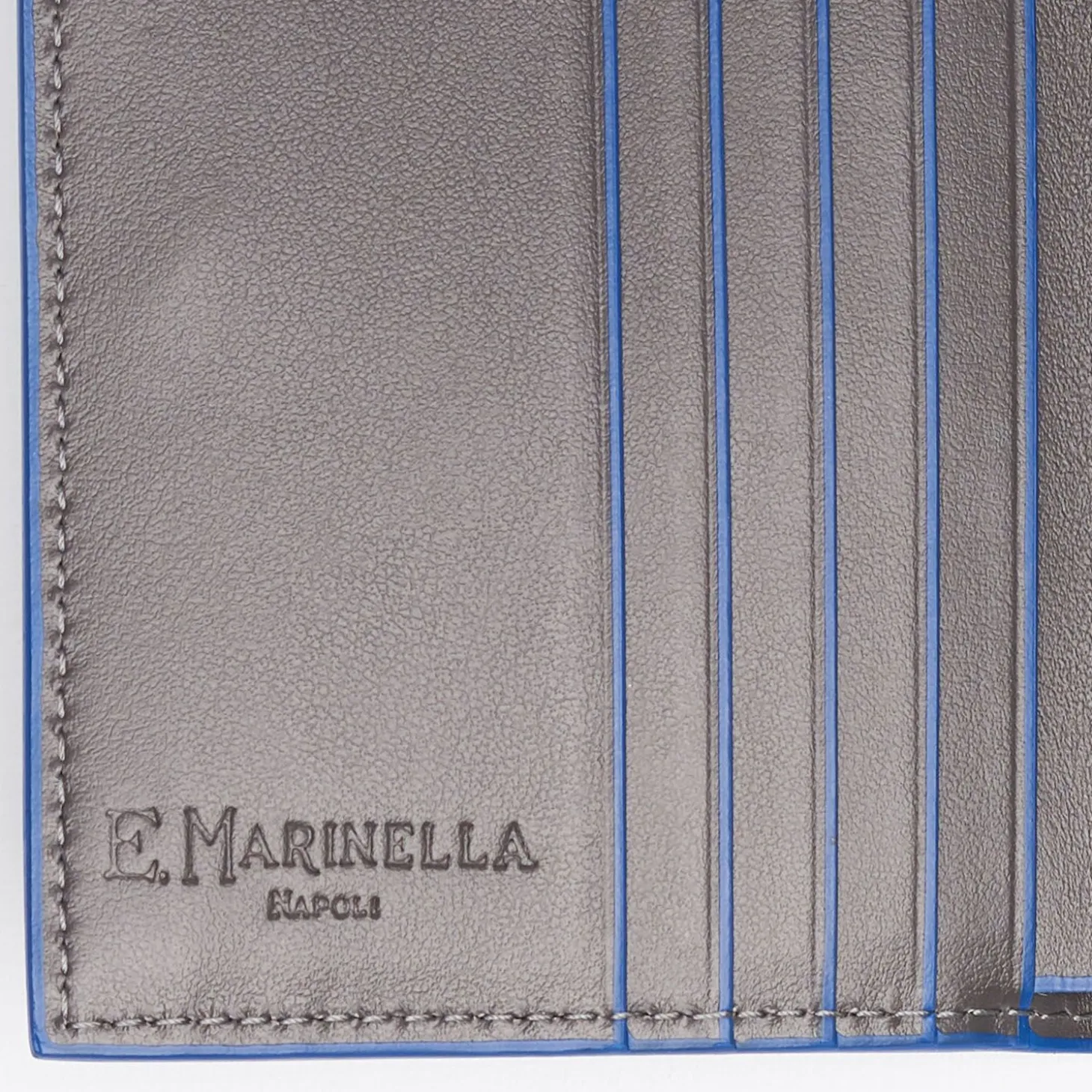 Dark Grey Smooth Leather Small Wallet