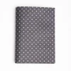 Dark Grey Vertical Wallet In Silk And Leather