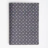 Dark Grey Vertical Wallet In Silk And Leather