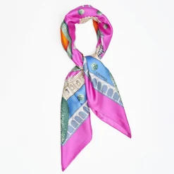 Fuchsia Silk Scarf 90 - Charterhouse Of St. Martin
