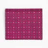 Fuchsia Small Wallet In Silk And Leather