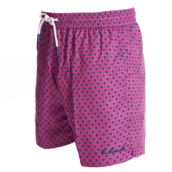 Fucsia Swim Shorts- Large Patterns