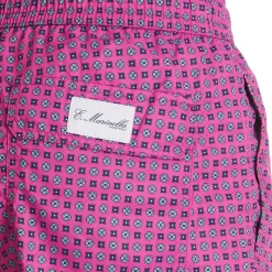 Fucsia Swim Shorts- Large Patterns
