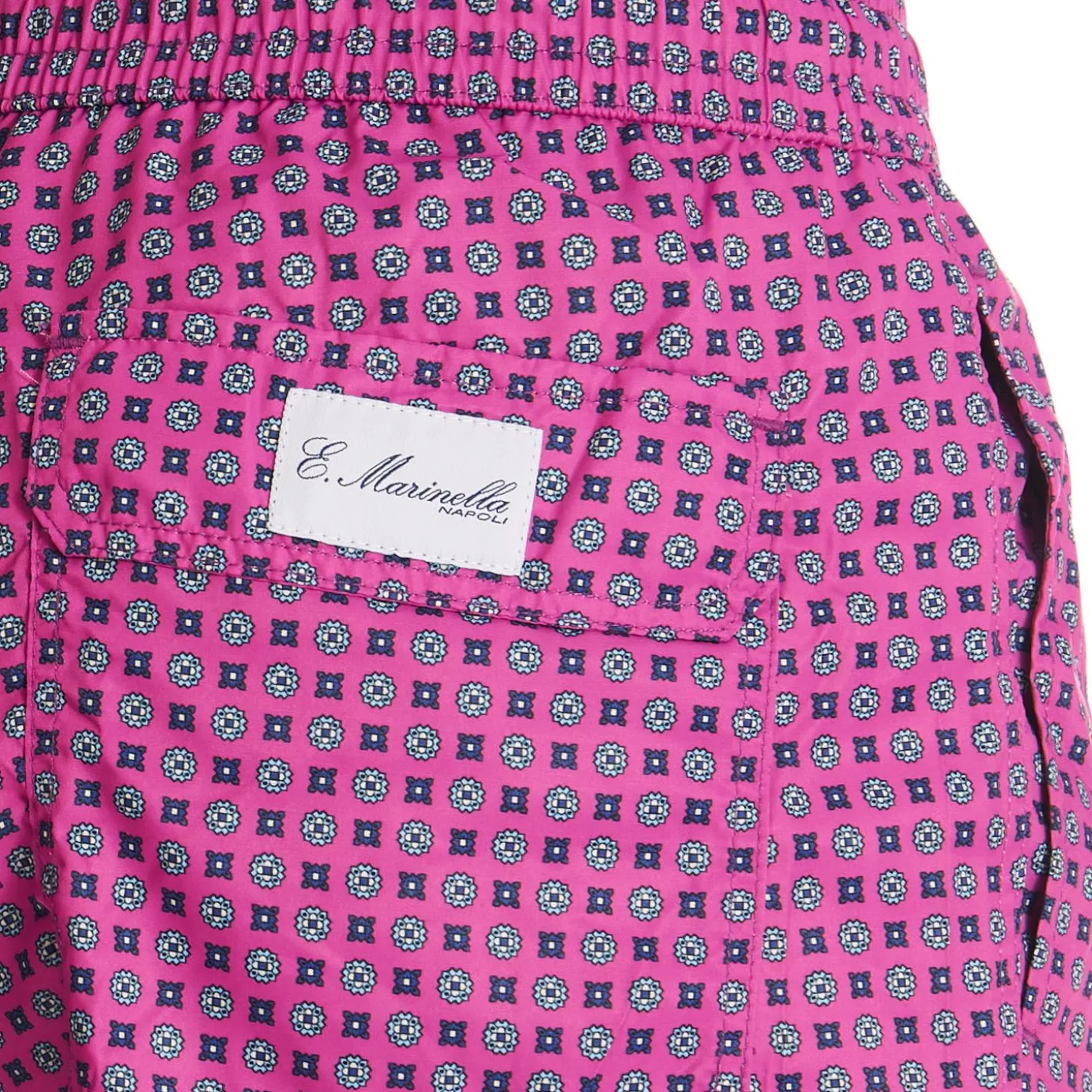 Fucsia Swim Shorts- Large Patterns