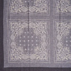 Gray Wool And Silk Stole 135