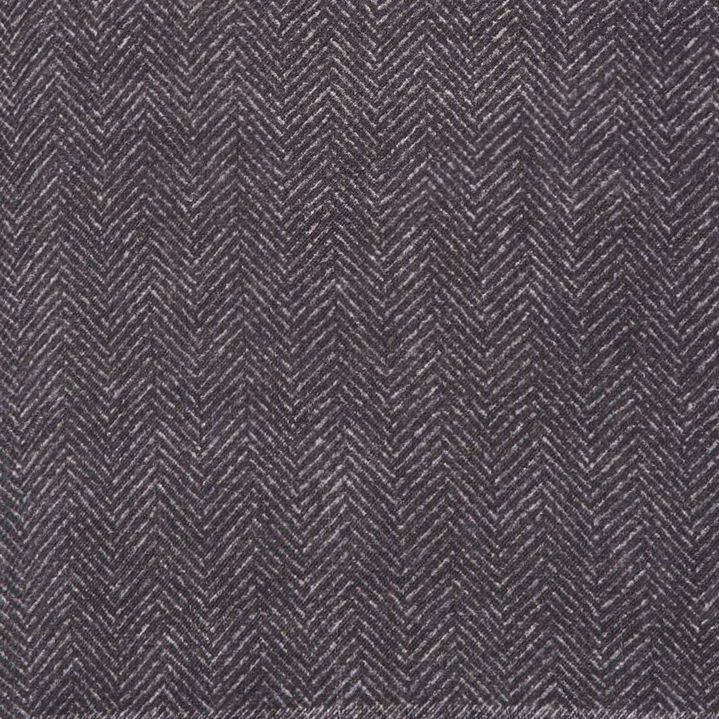 Gray Wool Stole - Paisley Pattern