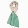Green And Beige Dots Cashmere Neck Warmer