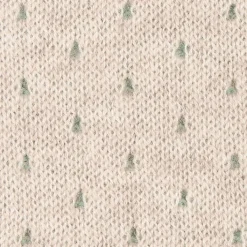 Green And Beige Dots Cashmere Neck Warmer