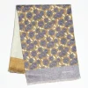 Grey And Beige Double Silk Scarf