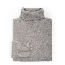 Grey Cashmere Turtleneck