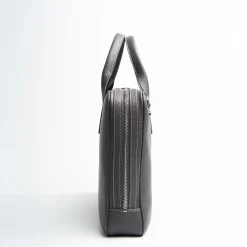 Grey Leather Briefcase