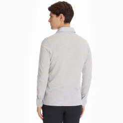 Grey Shirt In Cotton And Cashmere