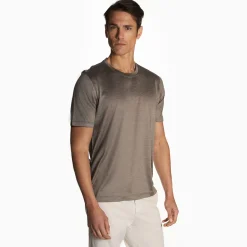 Grey Silk T-Shirt